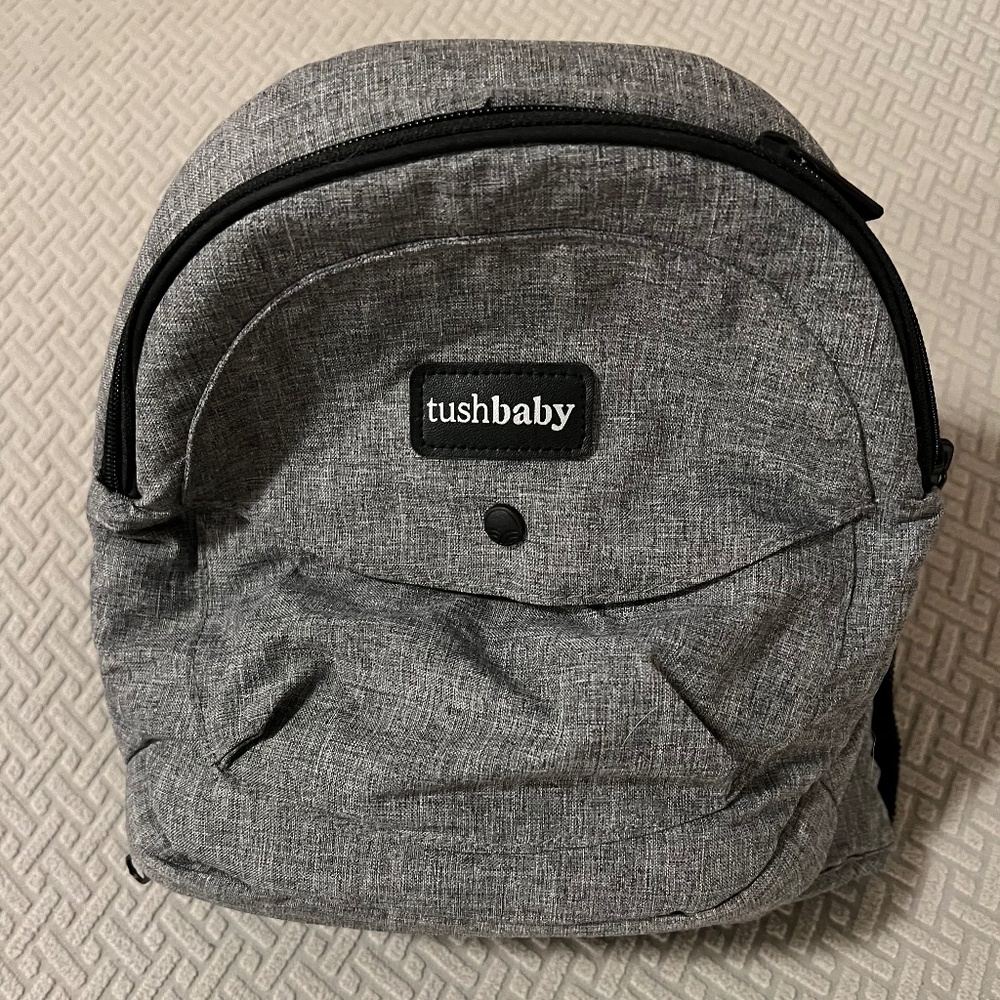 Gray TushBaby Hip Carrier USED ONLY ONCE